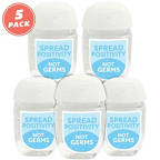 View larger image of Positive Pocket Hand Sanitizer 5-Pack: Spread Positivity, Not Germs
