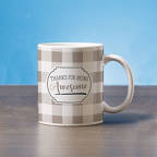 View larger image of Classic Buffalo Check Mug - Thanks for Being Awesome