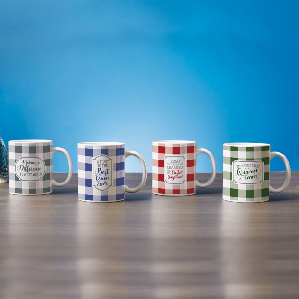 Classic Buffalo Check Mug - Making a Difference: It's What You Do