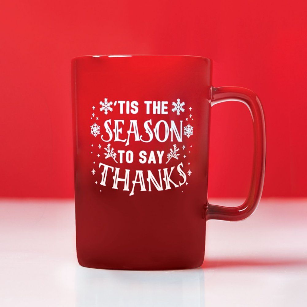 Dazzling Ombre Mug - Tis the Season to Say Thanks
