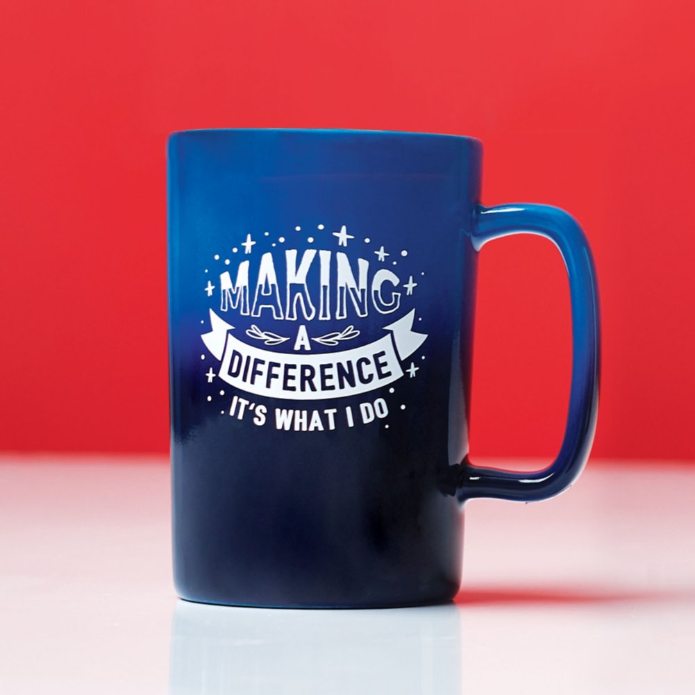 View larger image of Dazzling Ombre Mug - Making a Difference