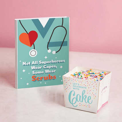 Appreciation Cake Card - Scrubs