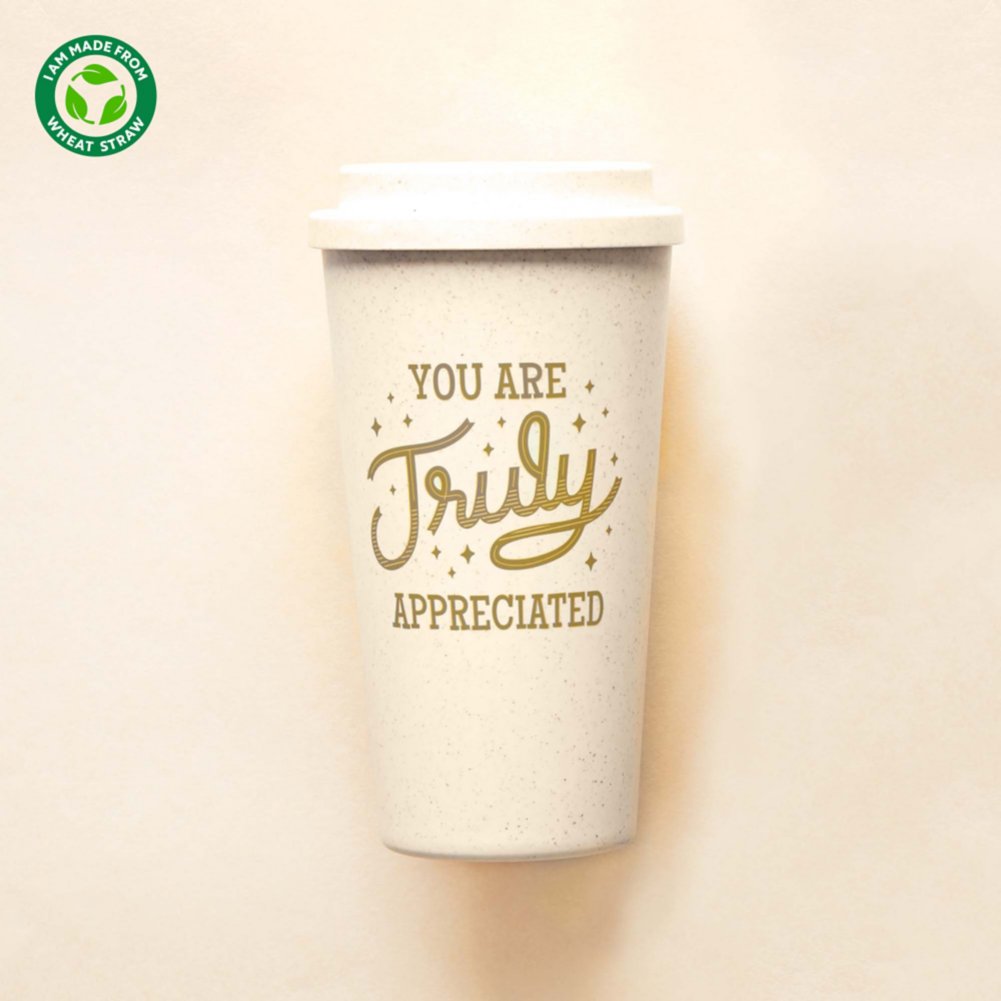 Perfectly Pastel Wheat Tumbler - You Are Truly Appreciated