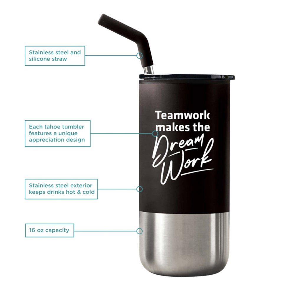 Tahoe Hot Cold Travel Tumbler - Dream Work - Personalization Available