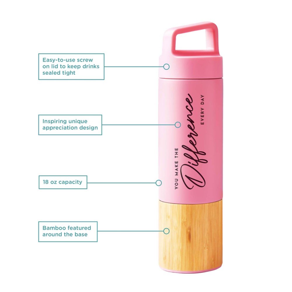 Bamboo Impact Water Bottle - Difference
