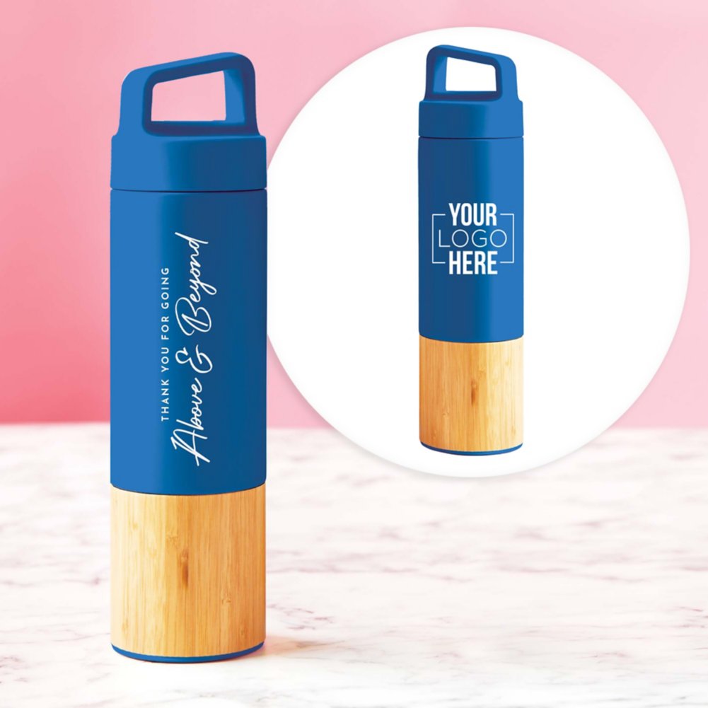 Custom: Bamboo Impact Water Bottle - Above & Beyond