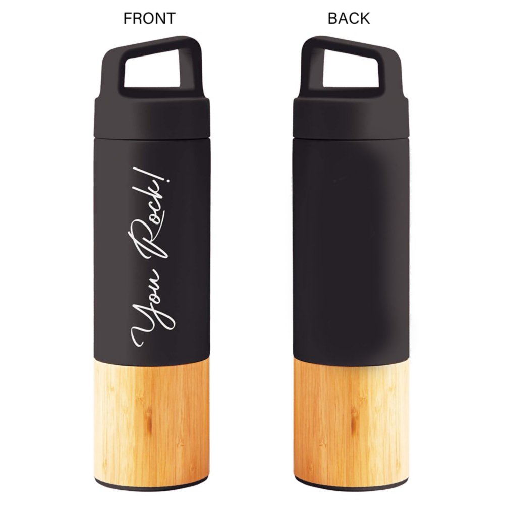 Custom: Bamboo Impact Water Bottle - You Rock