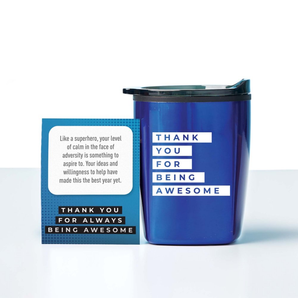 Appreciation Rocks Tumbler with Card - Thank You