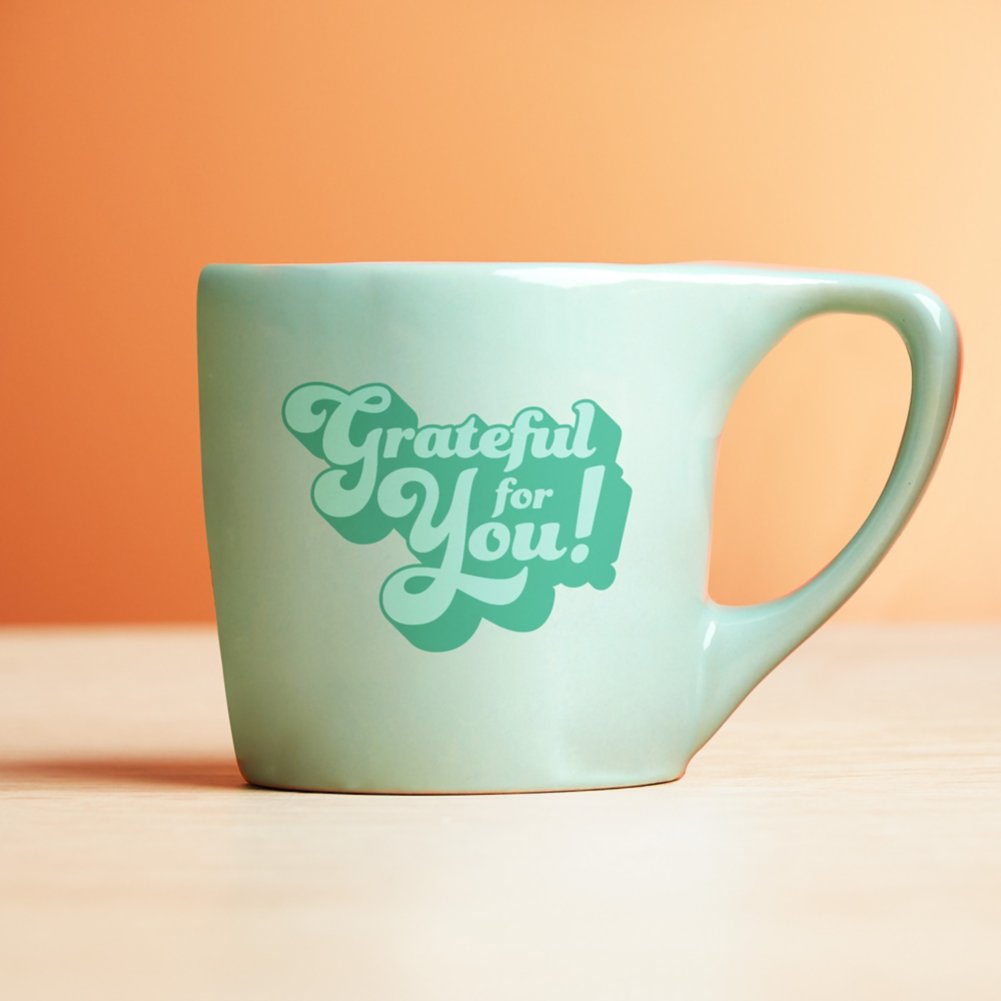 View larger image of Cheerful Ceramic Mug - Grateful For You