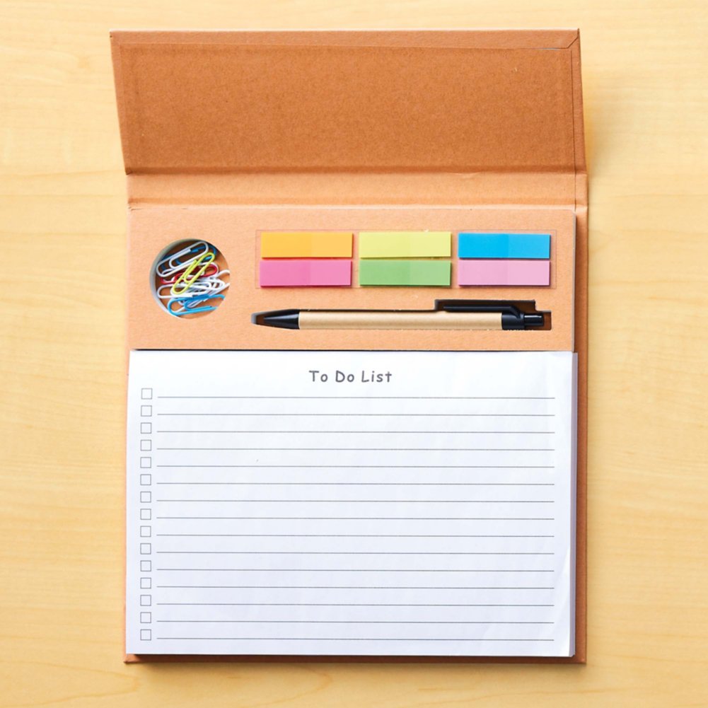 Large Desktop Essentials Notepad Organizer - Make a Difference