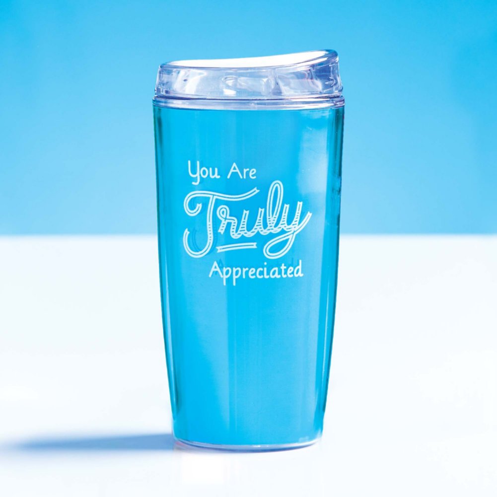 View larger image of Bright Thoughts Metallic Tumbler - Truly Appreciated