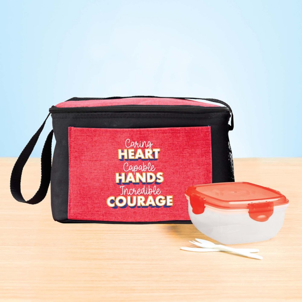 View larger image of Chillin Cooler Lunch Set - Caring Heart