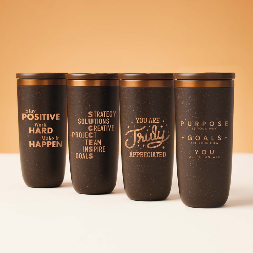 Cosmic Copper Coffee Tumbler - Purpose Is Your Why