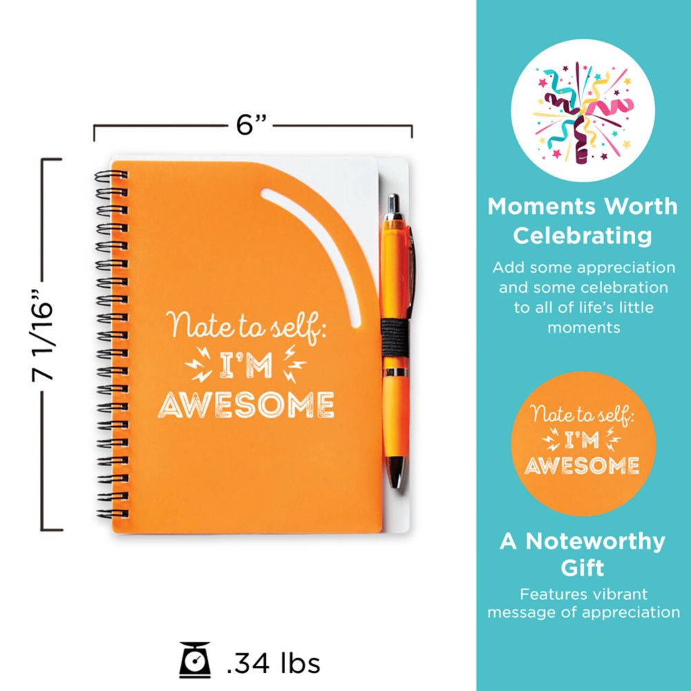 Color Pop Value Journal & Pen - Note To Self: I'm Awesome