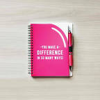 View larger image of Color Pop Value Journal & Pen - You Make A Difference