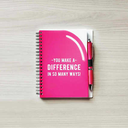 Color Pop Value Journal & Pen - You Make A Difference