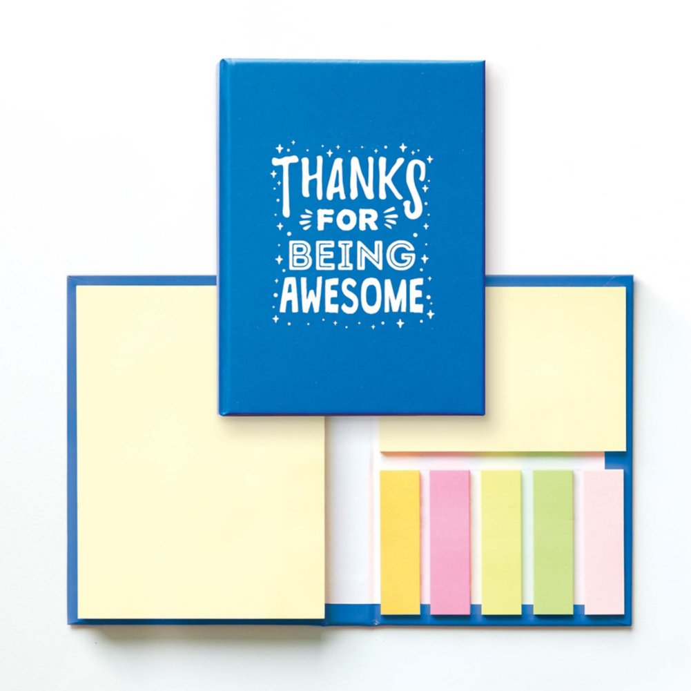 View larger image of All-in-One Sticky Notebooklet - Thanks For Being Awesome