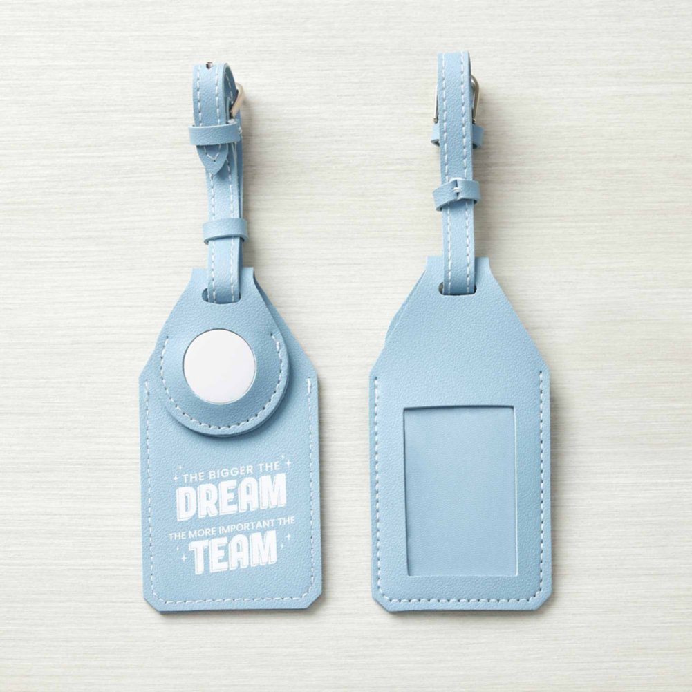 Custom: Modern Luggage Tag and Apple AirTag Gift Set - It's the Journey