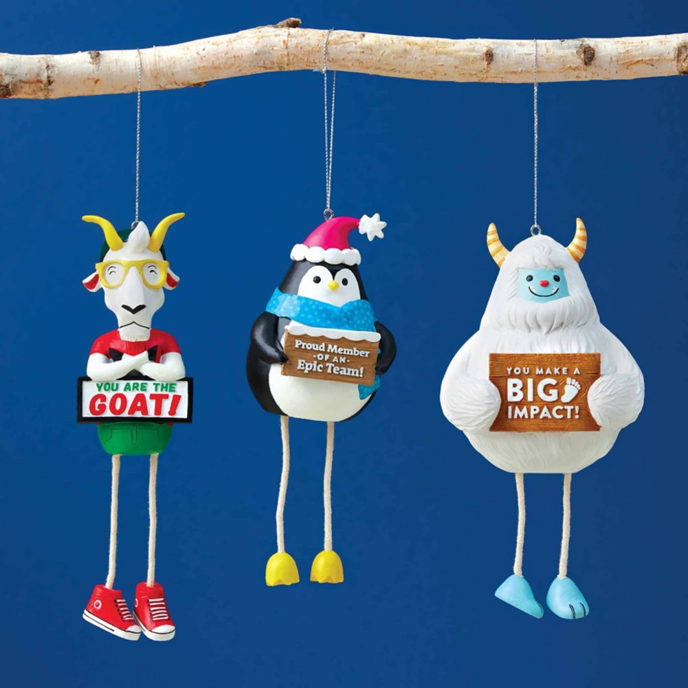 Joyful Holiday Character Ornament - Yeti: You Make a BIG Impact!