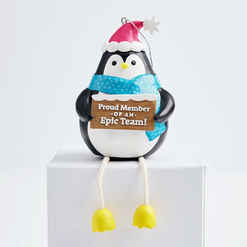 Joyful Holiday Character Ornament - Penguin