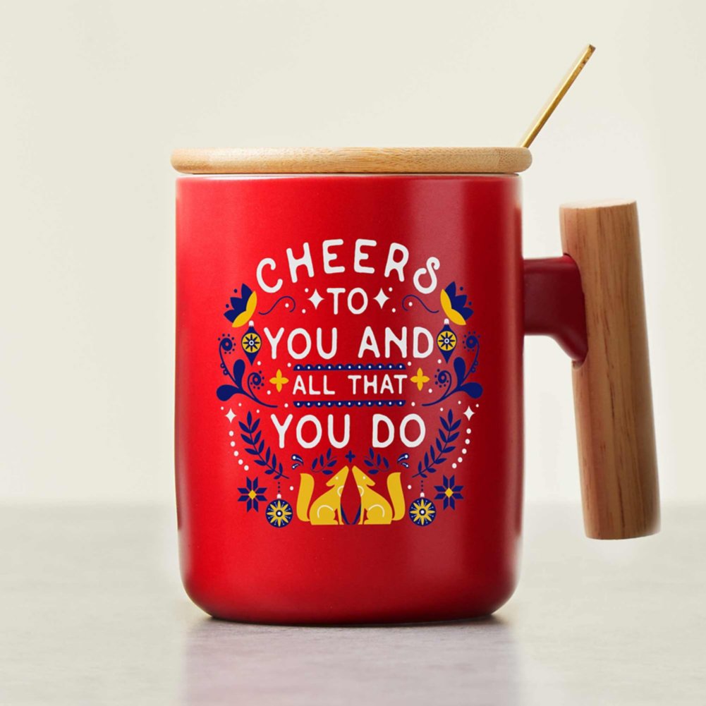 Festive Nordic Mug Gift Set - Cheers to You