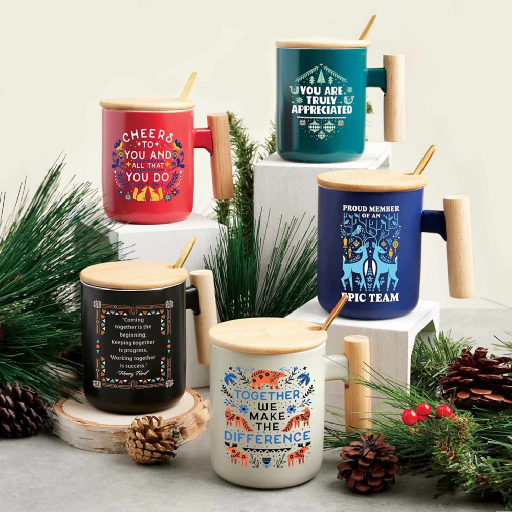 Festive Nordic Mug Gift Set - Making a Difference