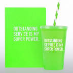 View larger image of Neon Gift Set - Outstanding Service is my Super Power