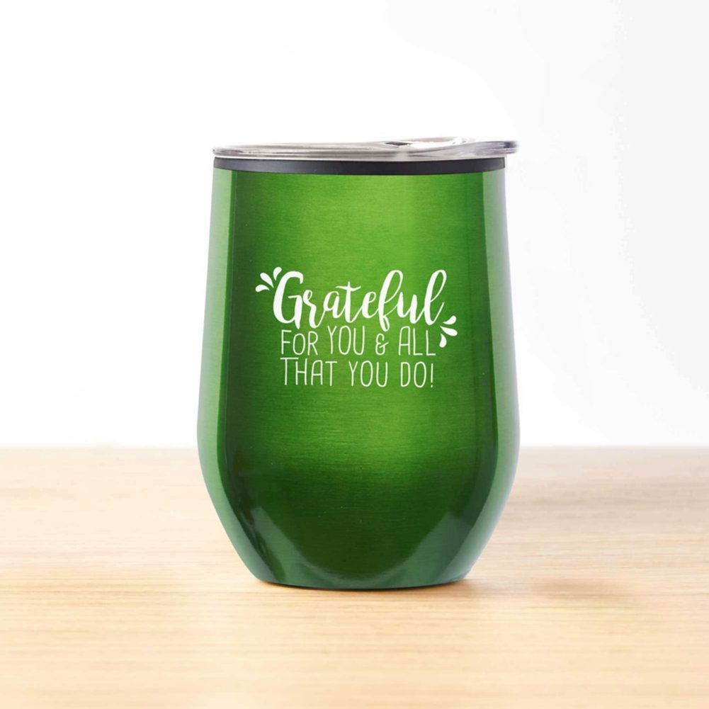 View larger image of Cheers! Wine Tumbler - Grateful
