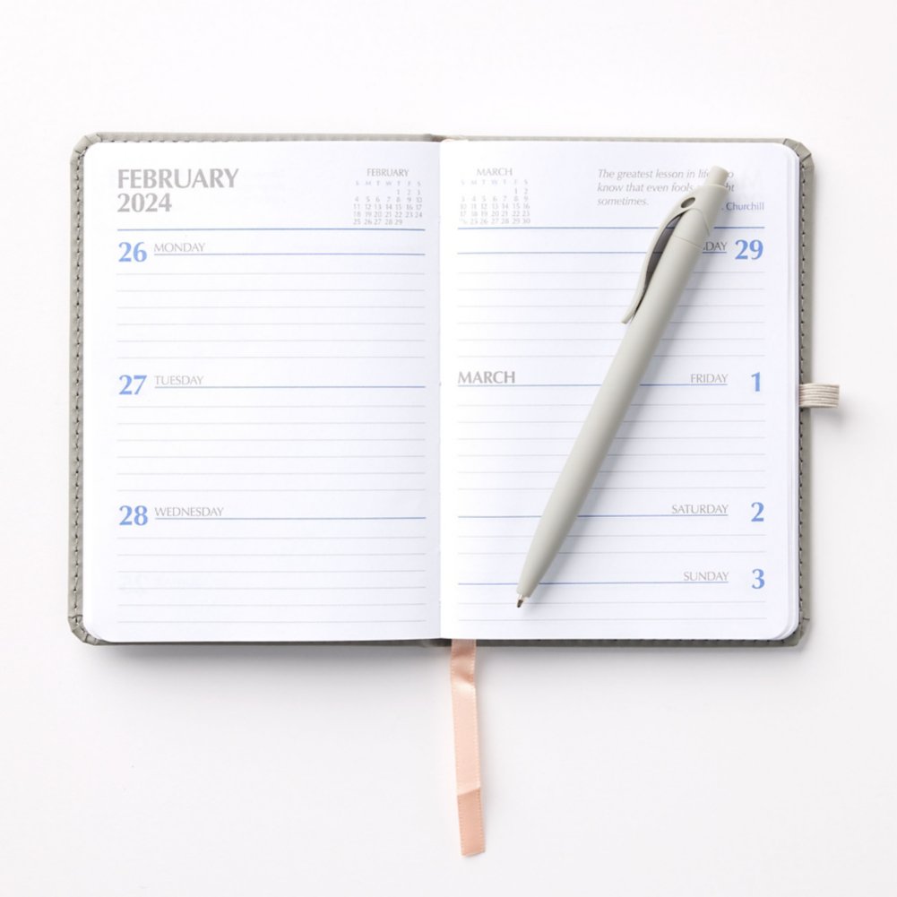 2024 Soft Touch Planner & Pen Set - Progress Each Day