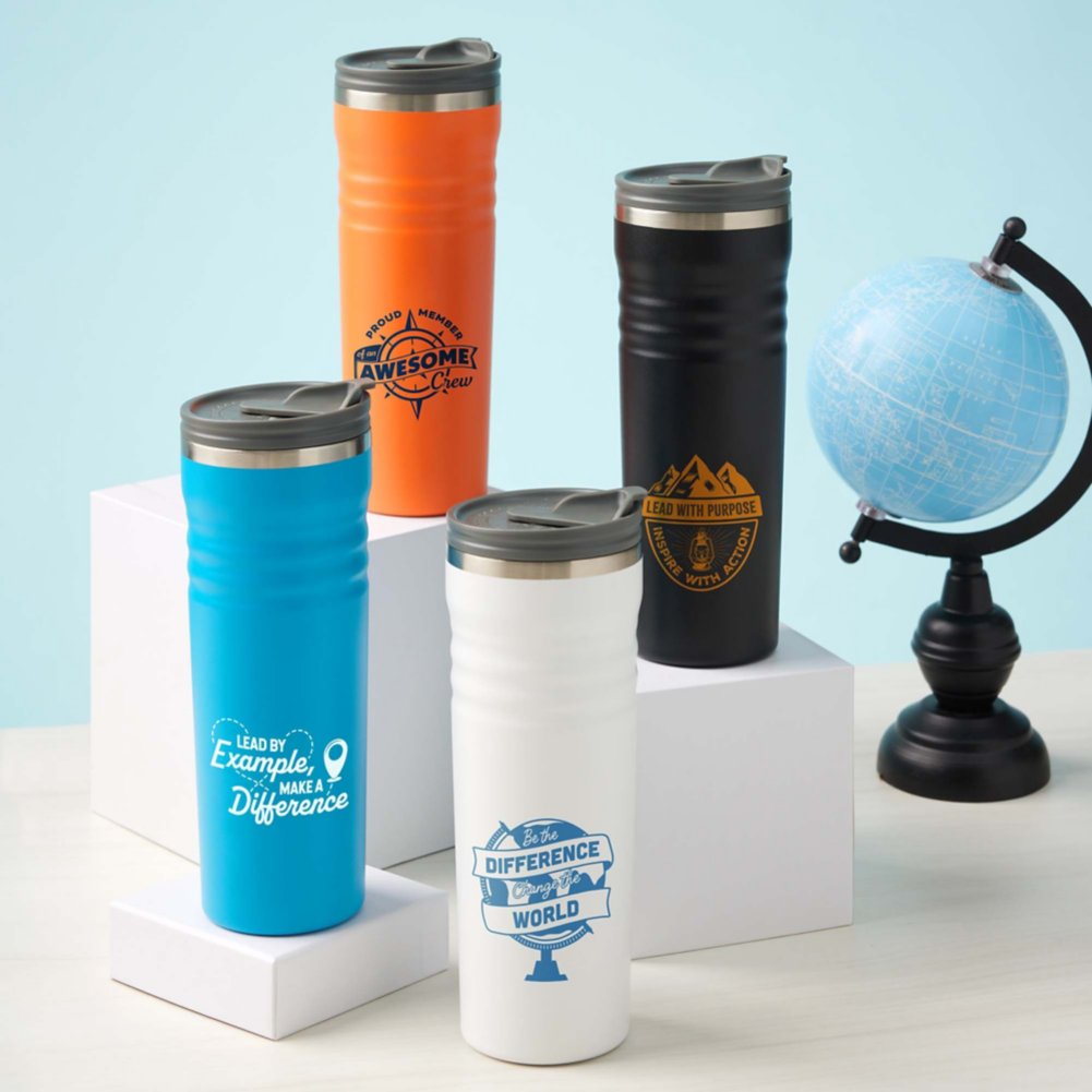 Corporate Compass Travel Tumbler - Awesome Crew