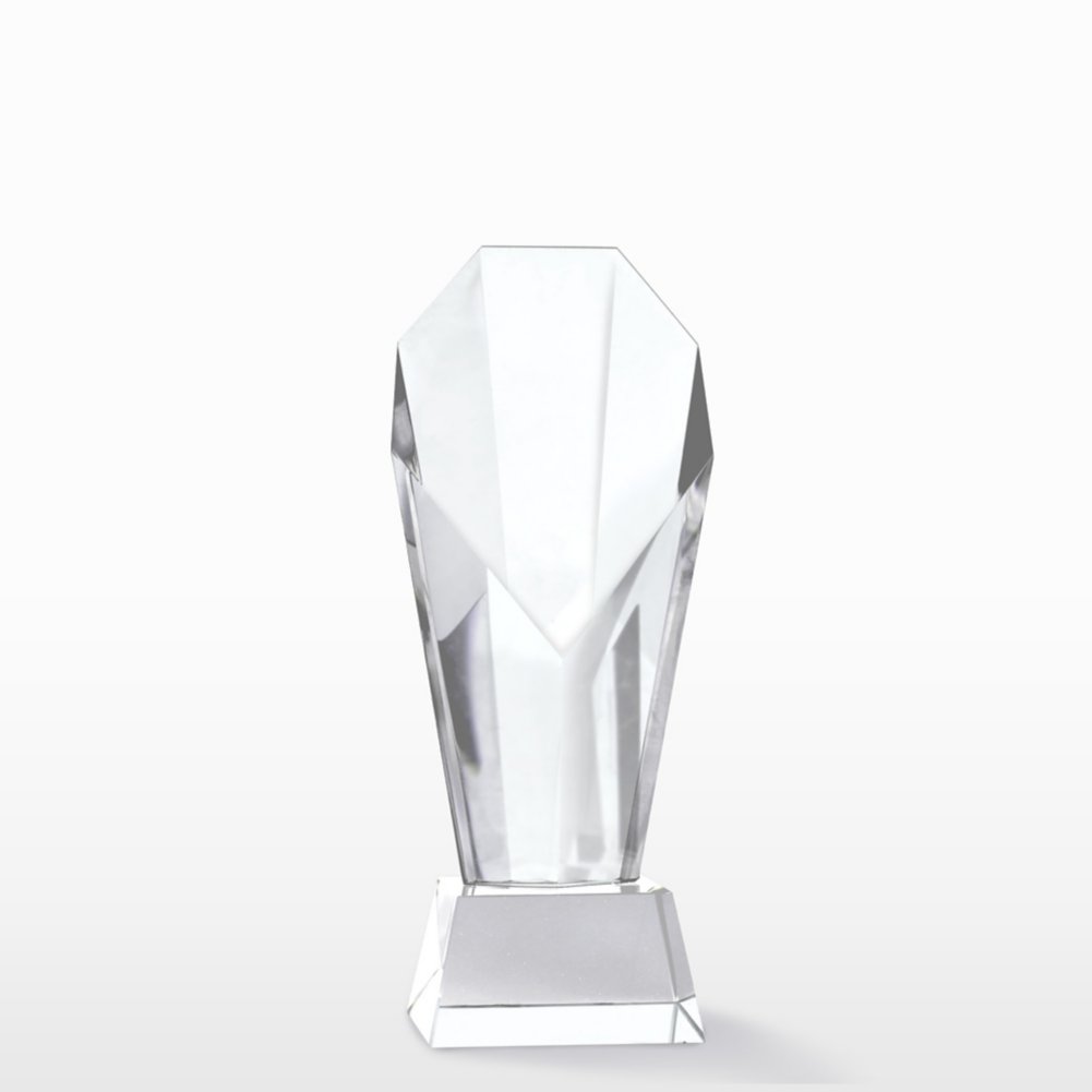 Clear Crystal Spotlight Trophy - Small
