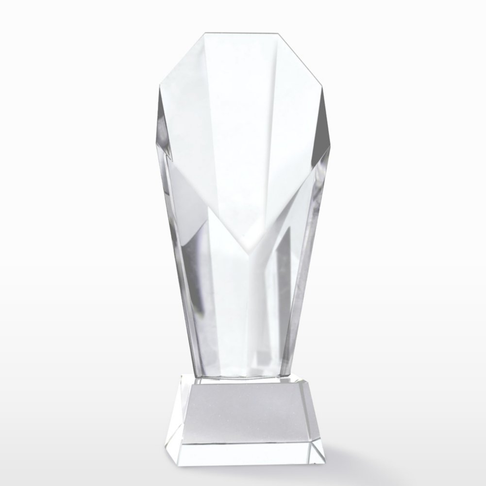 Clear Crystal Spotlight Trophy - Large