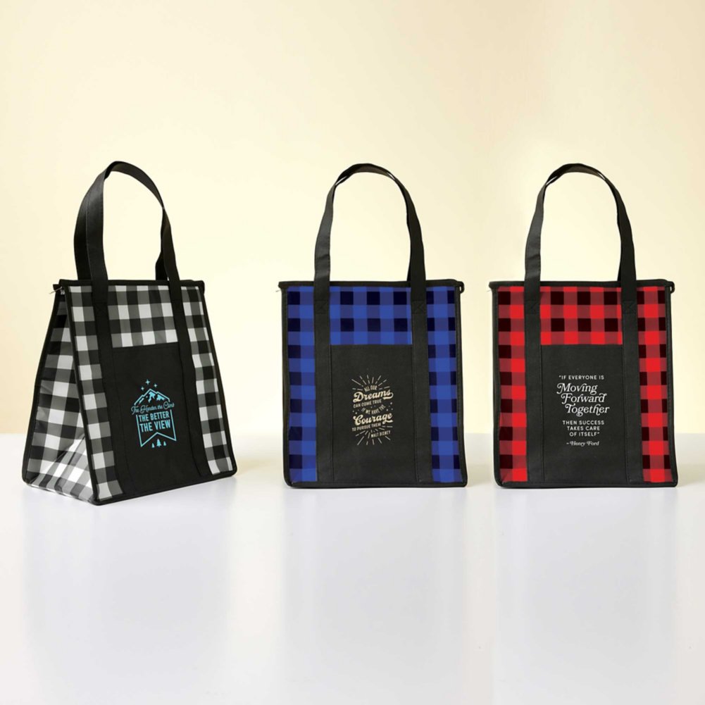 Northwoods Checkered Cooler Tote - Henry Ford