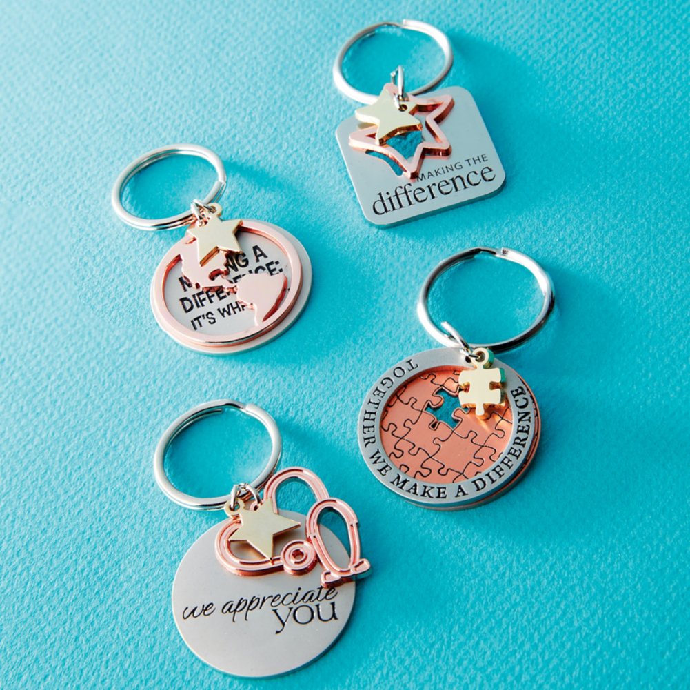 Charming Copper Keychain - Making the Difference