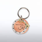 View larger image of Charming Copper Keychain - Key: Teamwork is Key