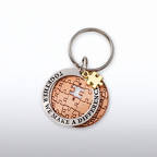 View larger image of Charming Copper Keychain - Together We Make a Difference