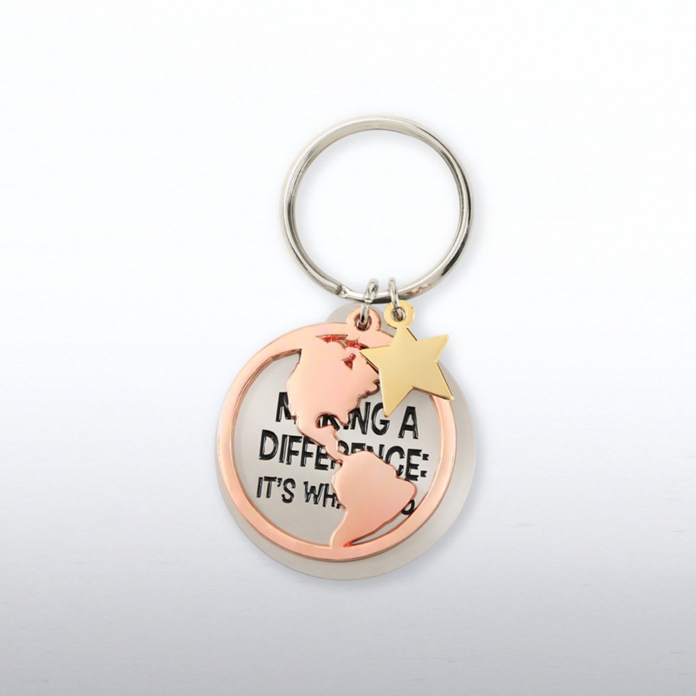 View larger image of Charming Copper Key Chain - Making a Difference: What I Do