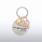 View larger image of Charming Copper Key Chain - Stethoscope: We Appreciate You