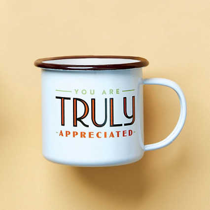 Deja Brew Two-Tone Mug - You Are Truly Appreciated