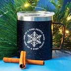 View larger image of Holiday Adventure Speckled Campfire Mug - Snowflake