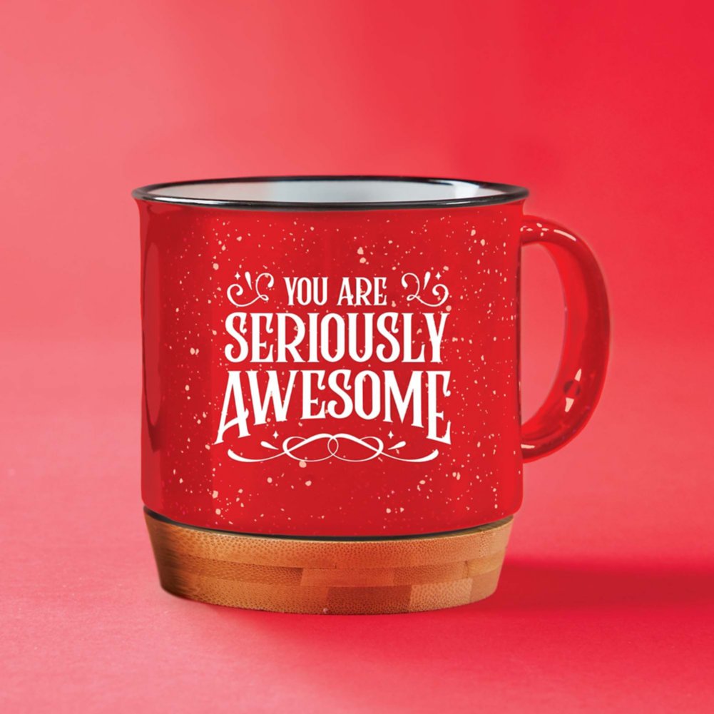 View larger image of Campfire to Cubicle Bamboo Mug - You Are Seriously Awesome