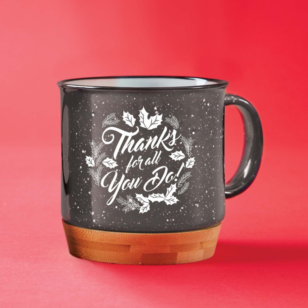 View larger image of Campfire to Cubicle Bamboo Mug- Thanks For All You Do