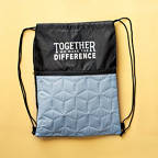 View larger image of Quilted Comfort Drawstring Bag- Difference