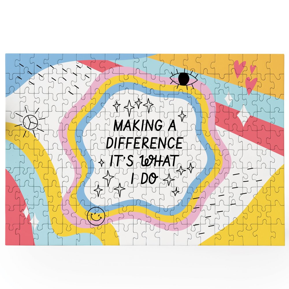Mystery Message Puzzle - Making a Difference