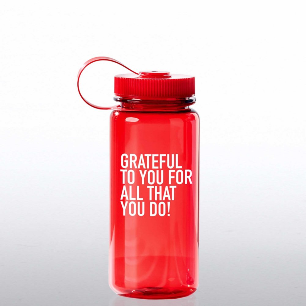View larger image of Value Wide Mouth Wellness Bottle - Grateful