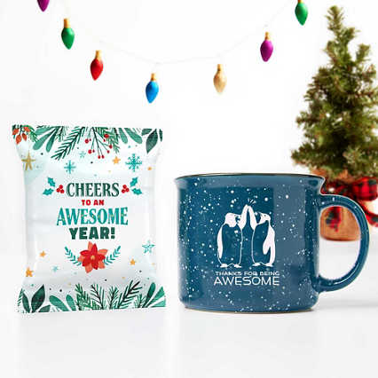 Cup of Cheer Hot Cocoa Gift Set - Thanks for Being Awesome