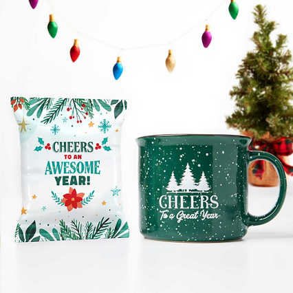 Cup of Cheer Hot Cocoa Gift Set - Cheers to a Great Year