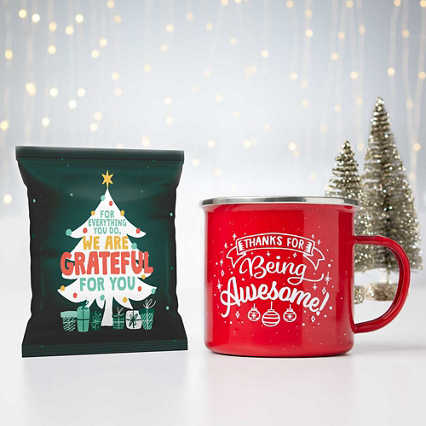 Hot Cup of Cocoa Gift Set - Thanks for Being Awesome