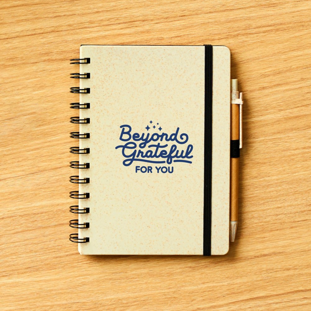 Value Wheat Harvest Journal & Pen Set - Beyond Grateful