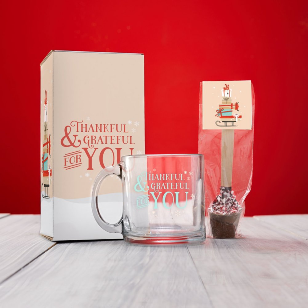 View larger image of Grateful Mug & Hot Cocoa Gift Sets - Thankful